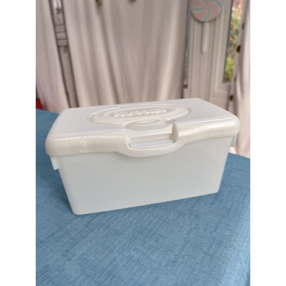 Huggies Baby Wipes Empty Replacement Container Plastic Blank White